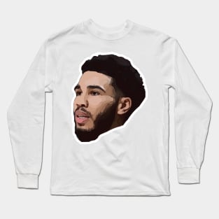 Jason Tatum Vector Art Long Sleeve T-Shirt